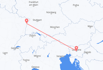 Straßburg nach Ljubljana