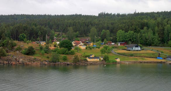 Landscape in front of Norrköping