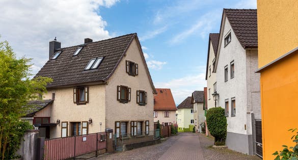 photo of view of historic bad vilbel hesse germany.