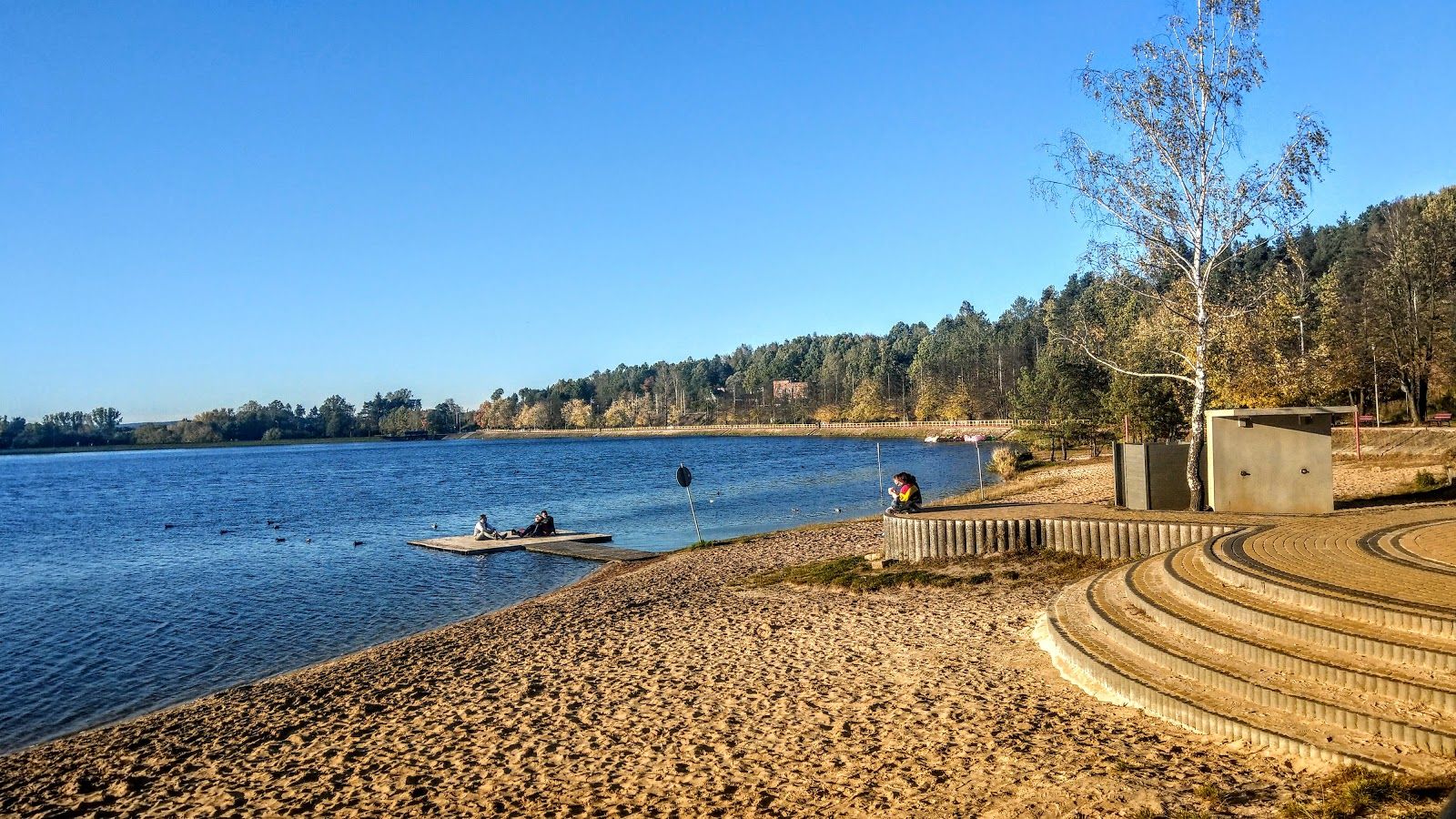 Zalew Rejów beach, Rejów, Skarżysko-Kamienna, Skarżysko County, Świętokrzyskie Voivodeship, Poland