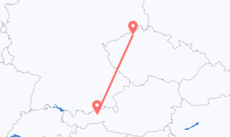 Train tickets from Marktgemeinde Jenbach to Ústí Nad Labem
