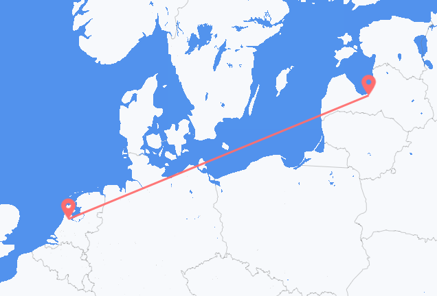 Riga to Amsterdam
