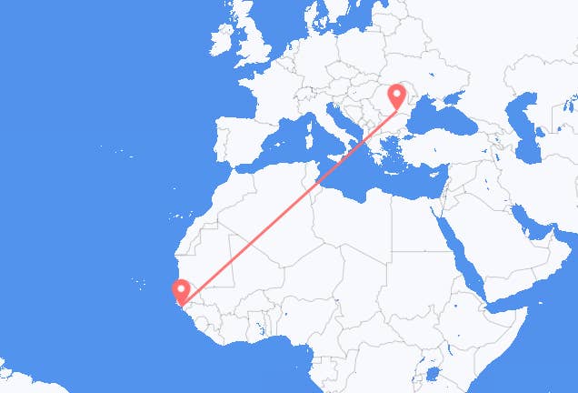 Bissau to Bucharest