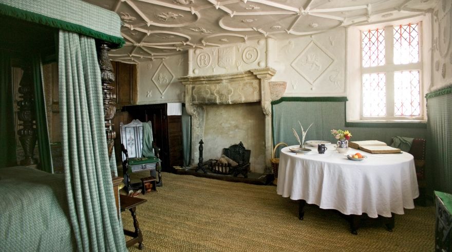 Photo of Plas Mawr that is an Elizabethan townhouse in Conwy, North Wales.