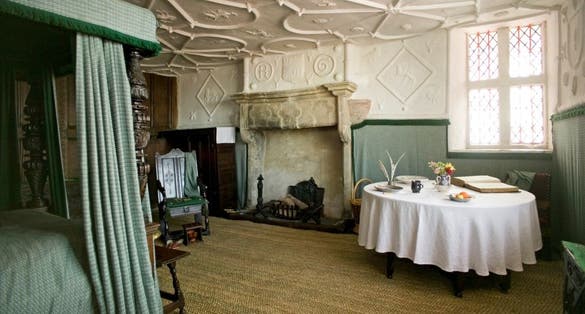 Photo of Plas Mawr that is an Elizabethan townhouse in Conwy, North Wales.