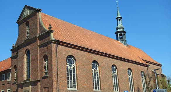 Photo of Monastery Church of St. Joseph on Franziskanerplatz in Vechta,Grmany.