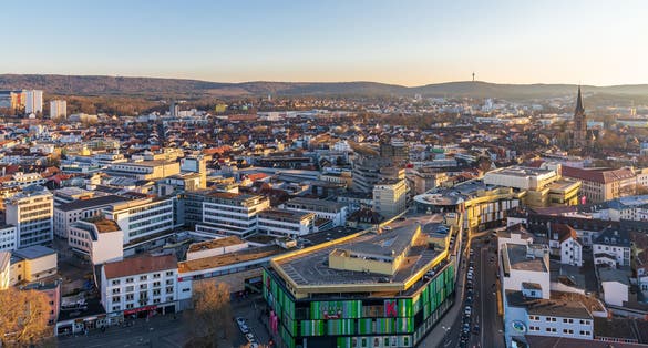 photo of view of  Kaiserslautern Germany.