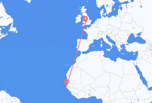 frá Banjul til Bristol