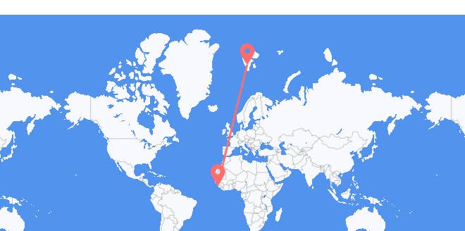 Guinée à Svalbard et Jan Mayen