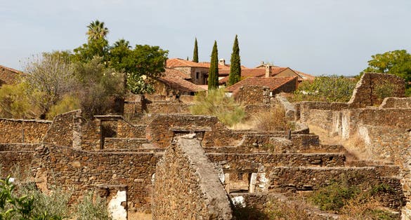 Photo of Beautiful small town rebuilt in Spain, Granadilla (CÃ¡ceres).