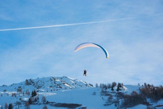 Paragliding, Alps, Arcs 1800 