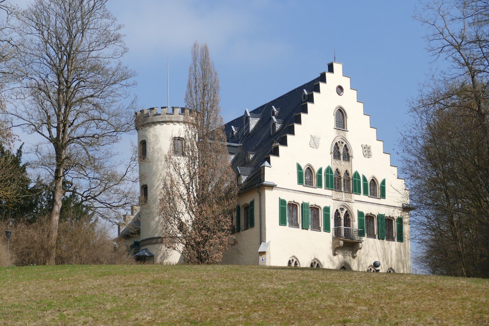 Schloss Rosenau, Coburg, Rödental, Landkreis Coburg, Bavaria, Germany