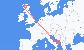 Train tickets from Tyndrum to Brindisi