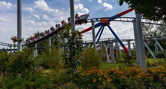 Photo of Tayto Park is an amusement park in Ireland, based on the Irish potato crisp brand Tayto. It is located in the townland of Kilbrew, in County Meath.