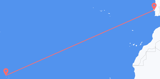 圣巴泰勒米 目的地 葡萄牙