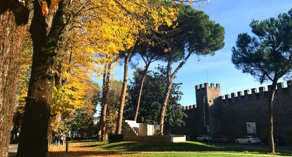 photo of a castle in Rieti, Italy.