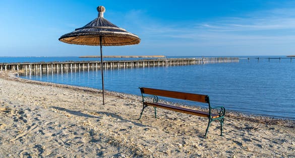 hiking in lake Neusiedler Austria