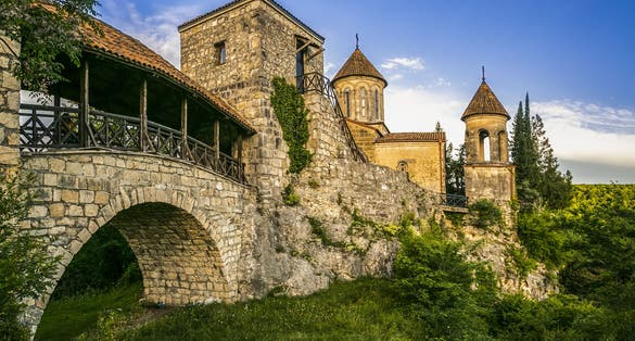 Photo of Motsameta monastery near Kutaisi, Georgia.