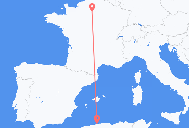 Algiers to Paris