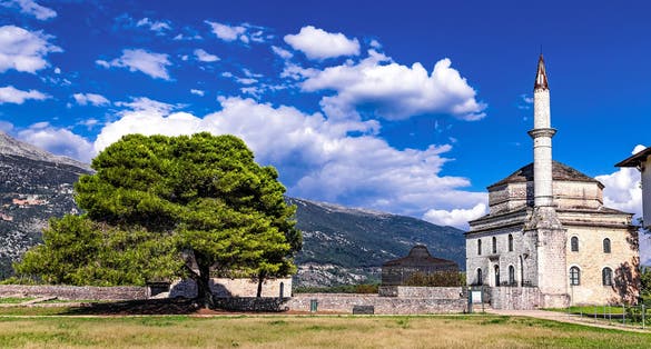Fethiye Mosque with the Tomb of Ali Pasha in the foreground, Ioannina, Greece