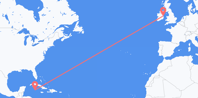 Cayman Islands to Ireland