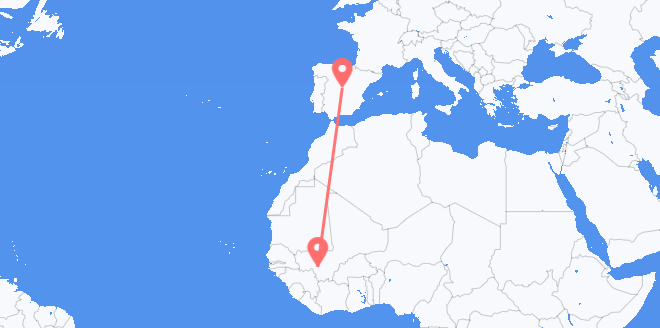 Mali to Spain