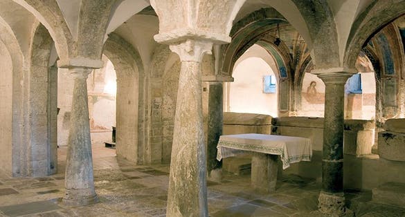 photo of view of Chiesa di San Gregorio Maggiore, Spoleto, Italy.