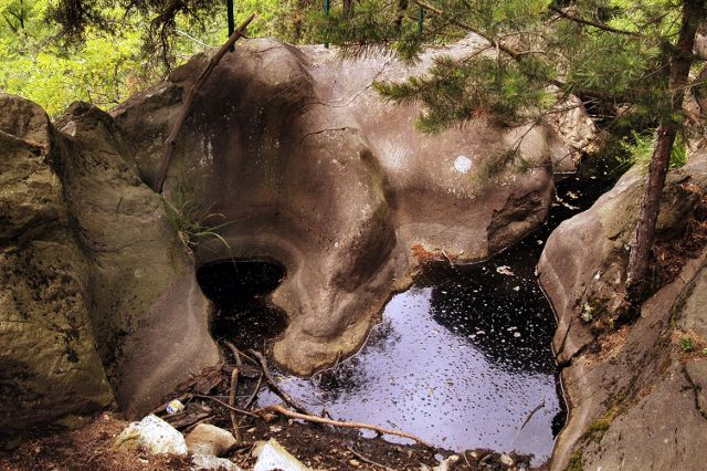 Parco delle Marmitte dei Giganti, Chiavenna, Comunità Montana della Valchiavenna, Sondrio, Lombardy, Italy