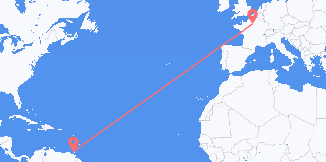 Trinidad & Tobago to France