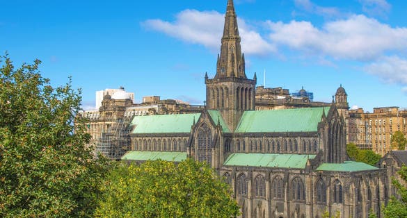 Photo of Glasgow cathedral aka High Kirk of Glasgow or St Kentigern or St Mungo.