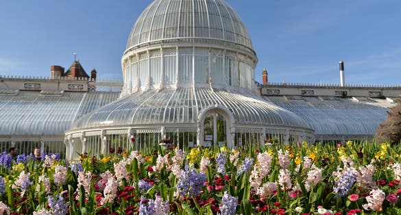Photo of botanic Gardens in Belfast, United Kingdom, Europe.