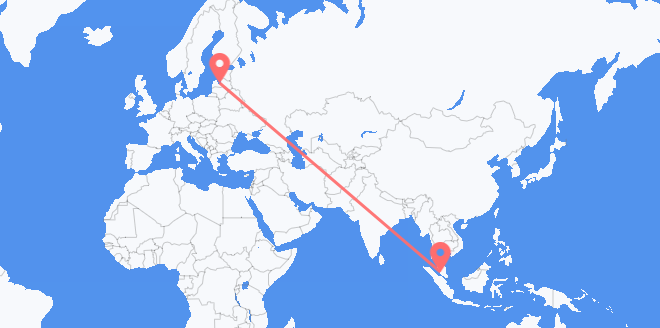 马来西亚 目的地 拉脱维亚