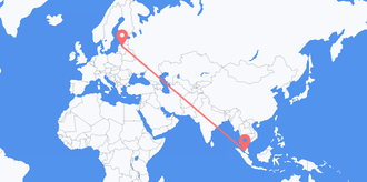 马来西亚 目的地 拉脱维亚