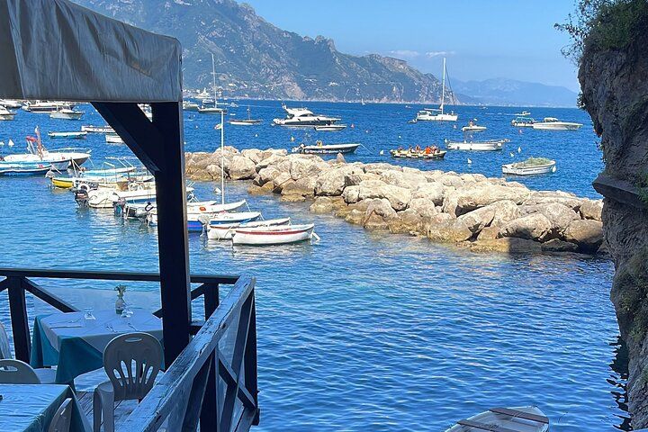 Private boat tour of the Amalfi coast or Capri