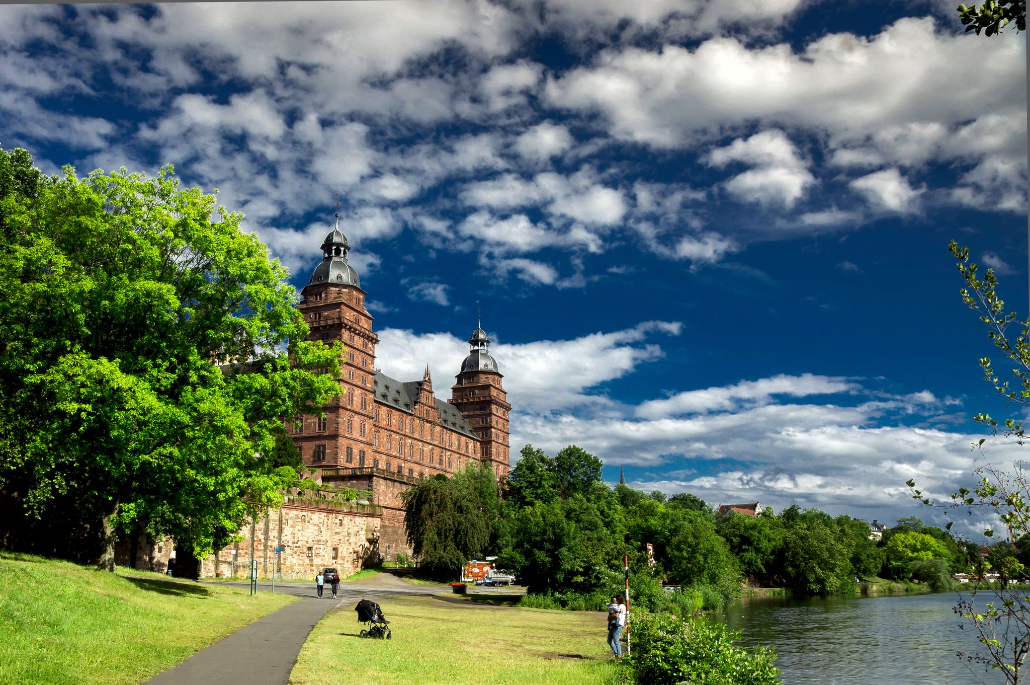 Photo of the medieval German castle in Sigmaringen ,Germany.