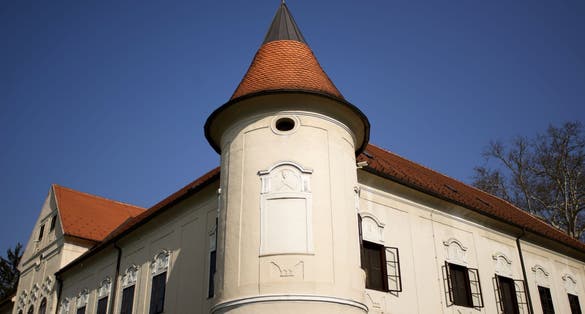 Photo of Luznica castle, baroque manor ,Zapresic, Croatia.