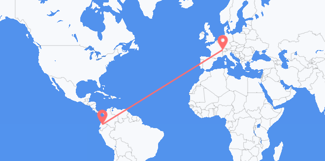 エクアドル スイスへ