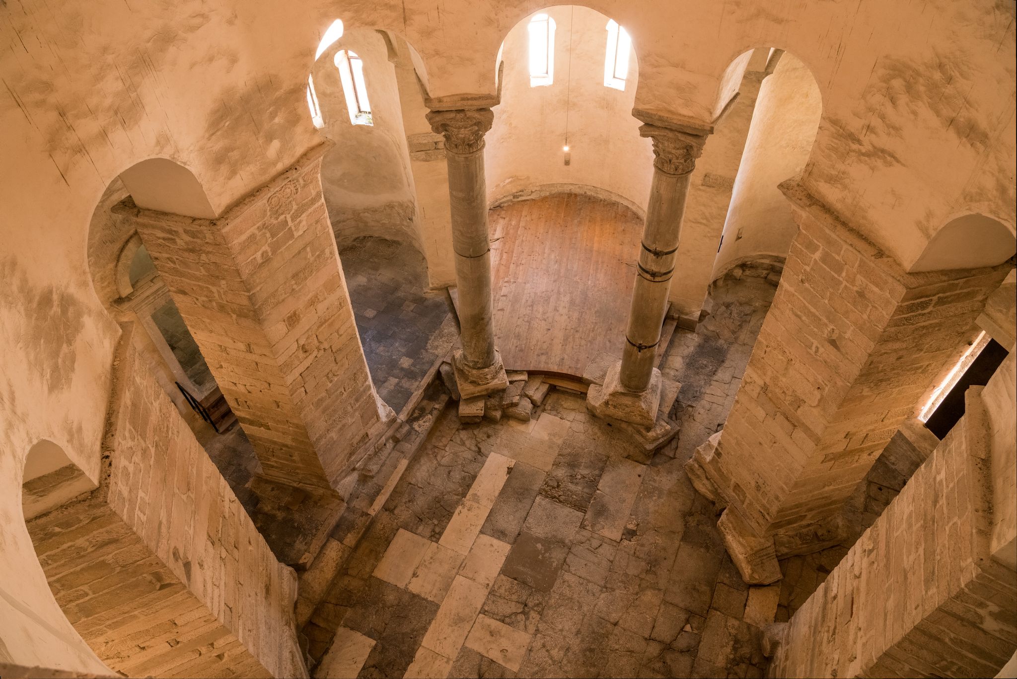 Photo of Interior of St Donatus's church in the ancient old town of Zadar in Croatia.