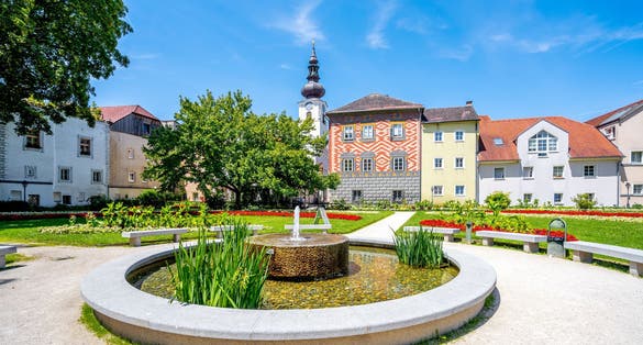 photo of view of Old city of Wels, Austria.