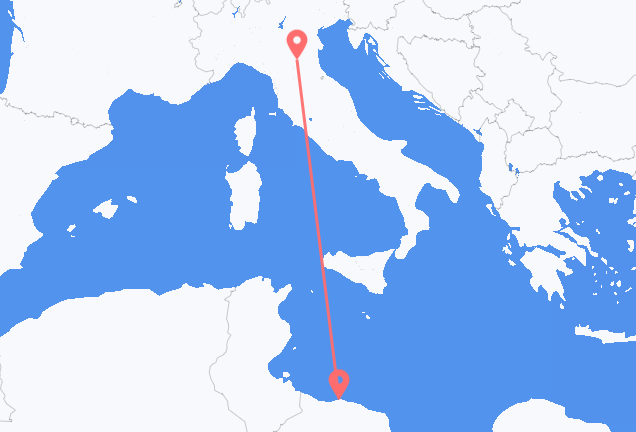 Tripoli to Bologna