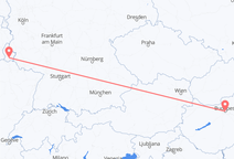 Budapest nach Luxemburg