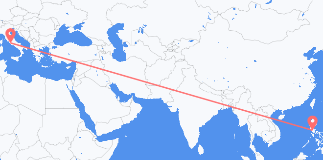 the Philippines to Italy