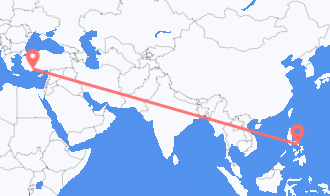 Antalya to Legazpi