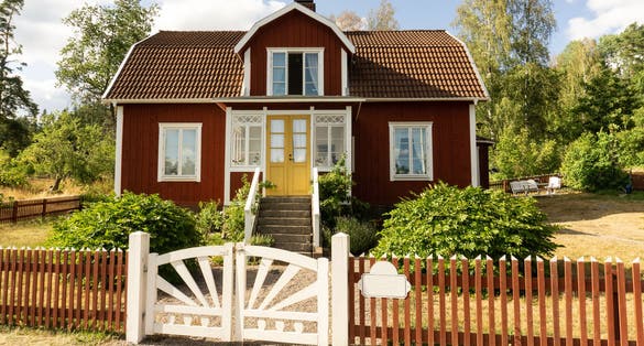 photo of Katthult, where the famous film Emil was recorded in Gibberyd, Sweden.