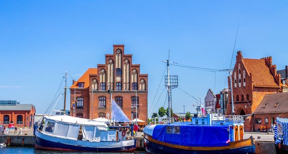 Old city of Wismar, Baltic Sea, Germany