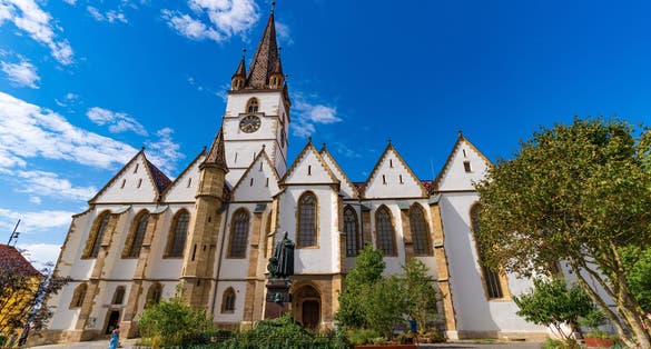 The Lutheran Cathedral of Saint Mary in Sibiu, Transylvania, Romania