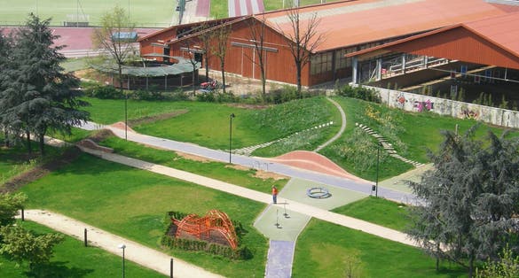 photo of view of Parco Colonnetti, Turin, Italy.