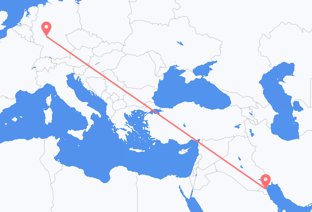 クウェートシティ フランクフルト・アム・マインへ