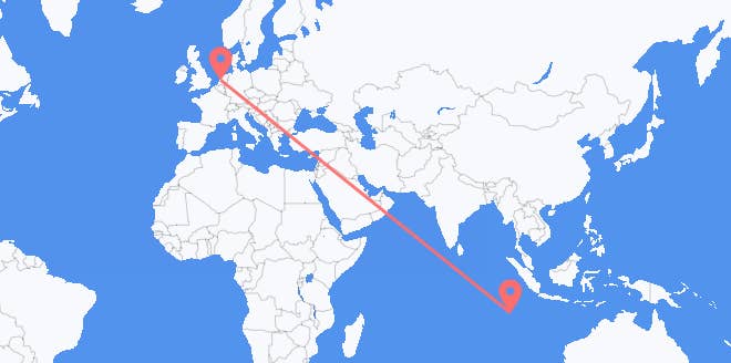 Islas Cocos a Países Bajos