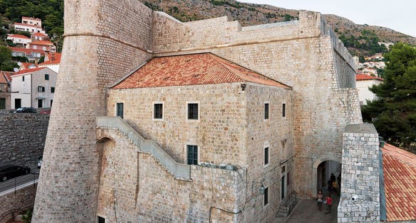 Photo of Fort Revelin in the Old City of Dubrovnik, Croatia.